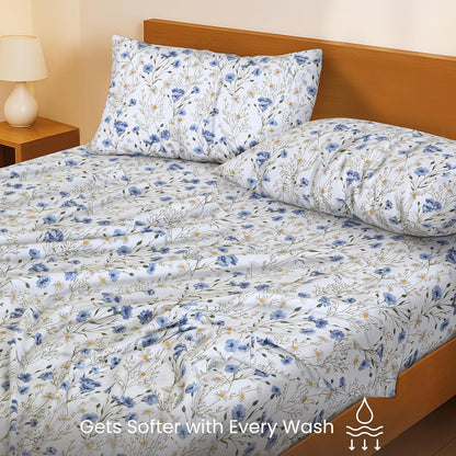 100% Cotton Sheets 4-Piece Set